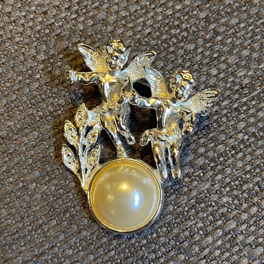 Vintage Cupid pin